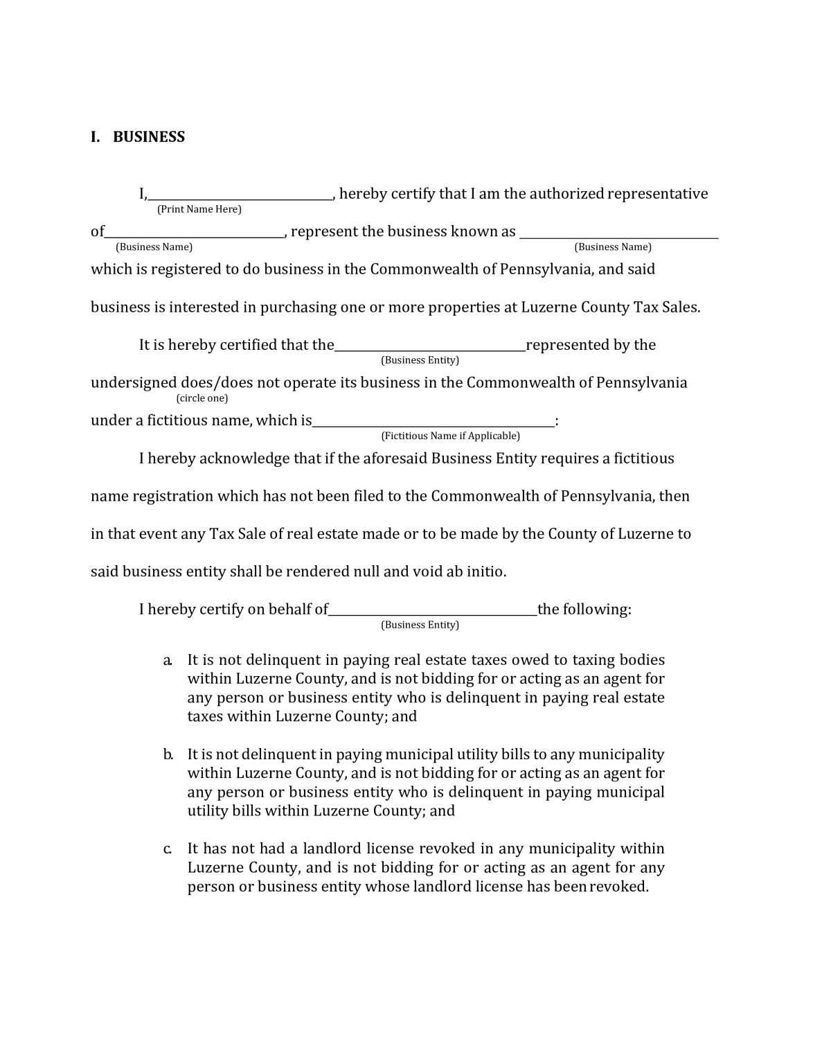 Luzerne County Tax Claim Tax Collections